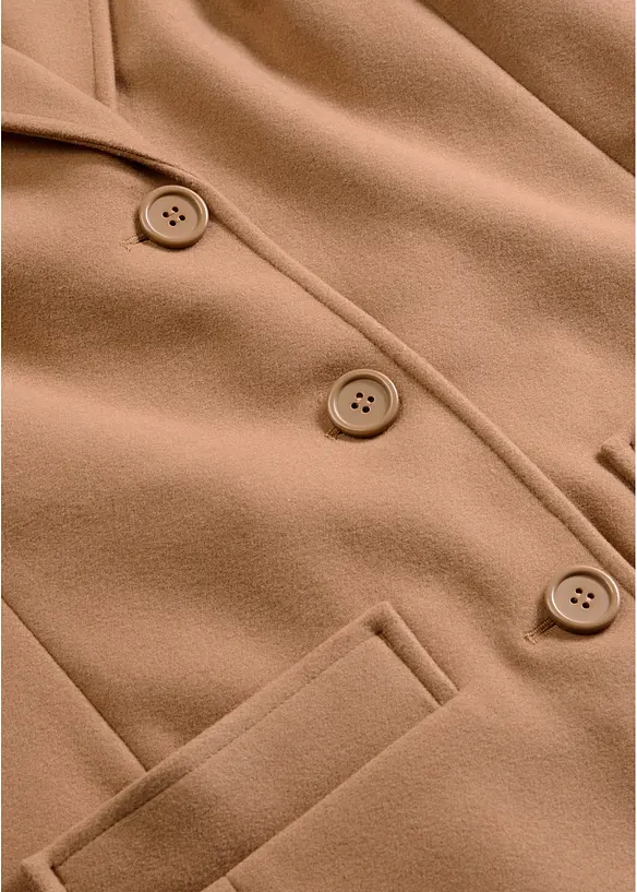 Cappotto lungo in simil lana, bonprix