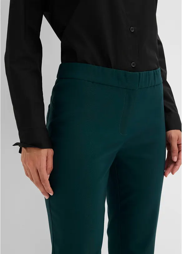 Pantaloni in bengalina elasticizzata, bonprix