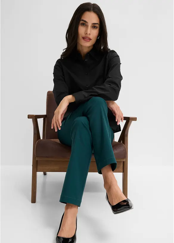 Pantaloni in bengalina elasticizzata, bonprix
