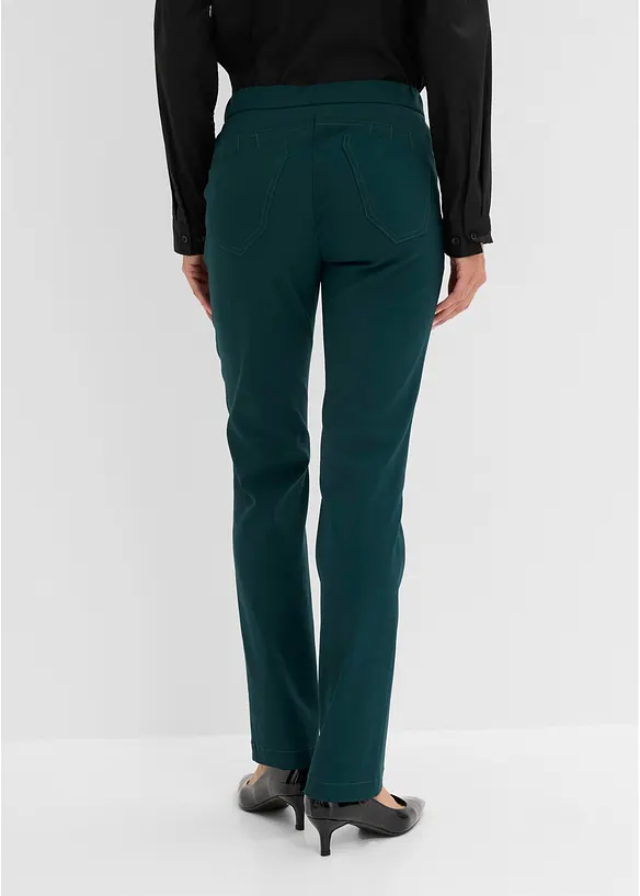 Pantaloni in bengalina elasticizzata, bonprix