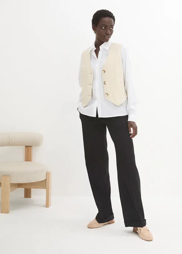 Camicia in misto cotone, bonprix