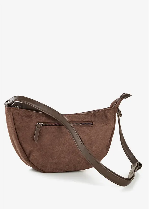 Borsa a tracolla in similpelle scamosciata, bonprix