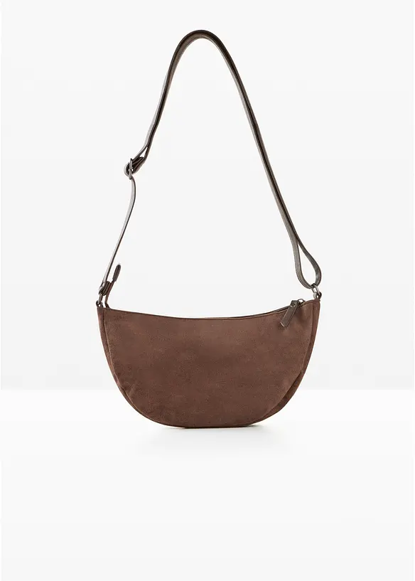 Borsa a tracolla in similpelle scamosciata, bonprix