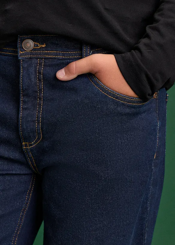 Jeans termici con fodera in jersey regular fit, straight, bonprix