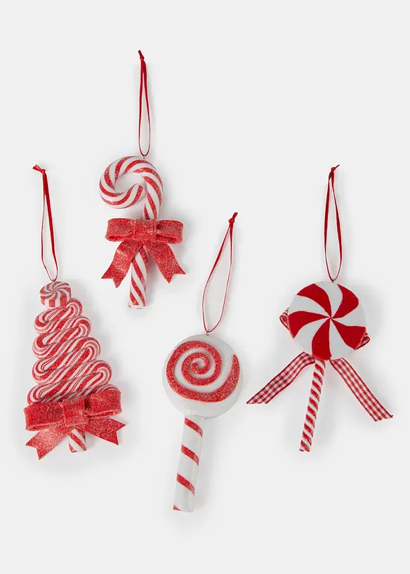 Decorazioni da appendere (set 4 pezzi), bonprix
