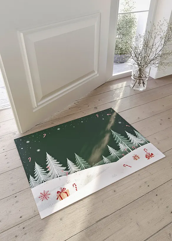 Zerbino lavabile con motivo invernale, bonprix