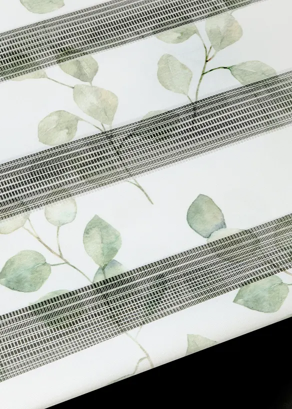Tenda a rullo doppia con foglie, bonprix