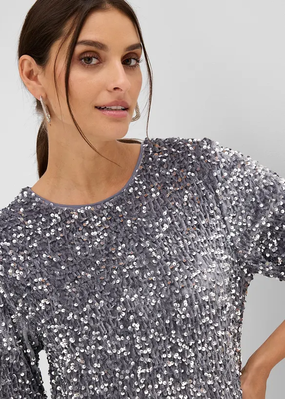 Miniabito con paillettes, bonprix
