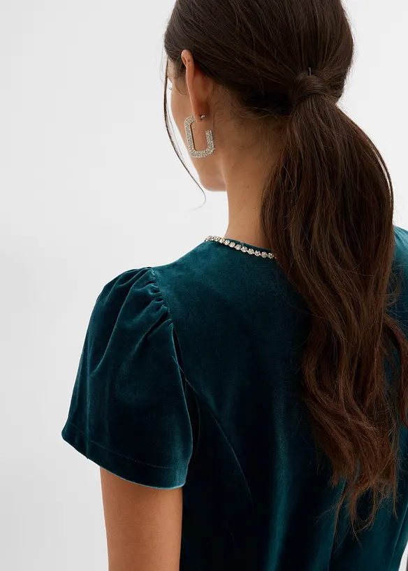 Abito impreziosito da strass, bonprix
