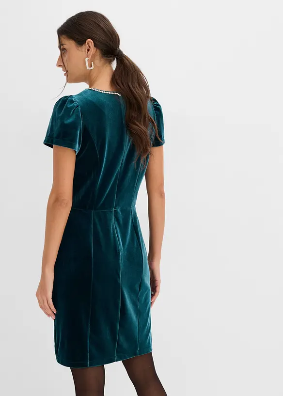 Abito impreziosito da strass, bonprix