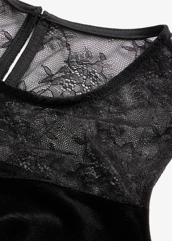 Abito  con maniche in pizzo, bonprix