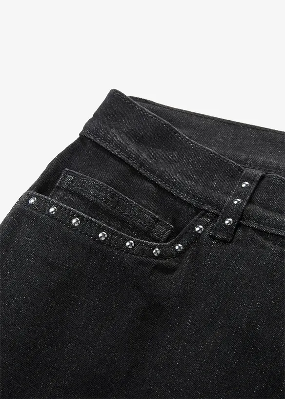 Jeans bootcut, vita alta, bonprix
