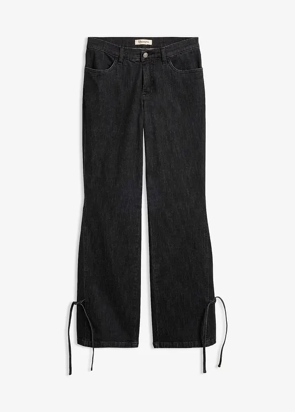 Jeans bootcut, vita alta, bonprix