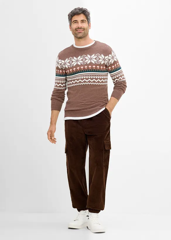 Pantaloni cargo regular fit con coulisse, bonprix