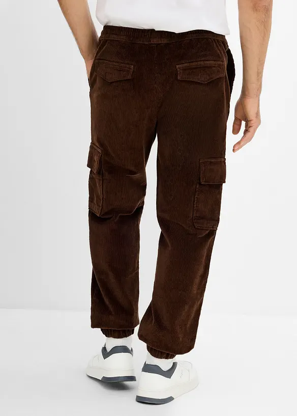 Pantaloni cargo regular fit con coulisse, bonprix