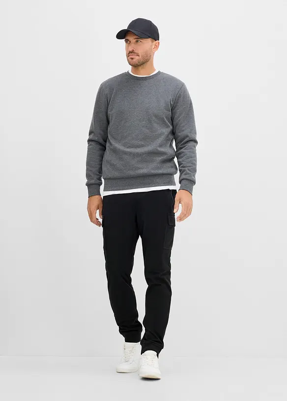 Pantaloni da jogging cargo termici, regular fit, bonprix