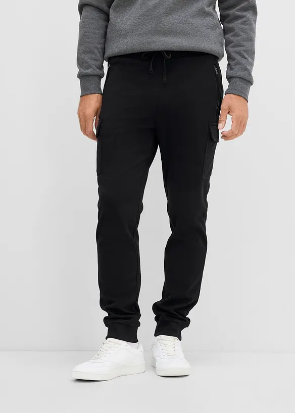 Pantaloni da jogging cargo termici, regular fit, bonprix