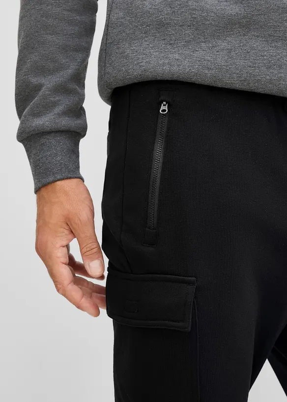 Pantaloni da jogging cargo termici, regular fit, bonprix
