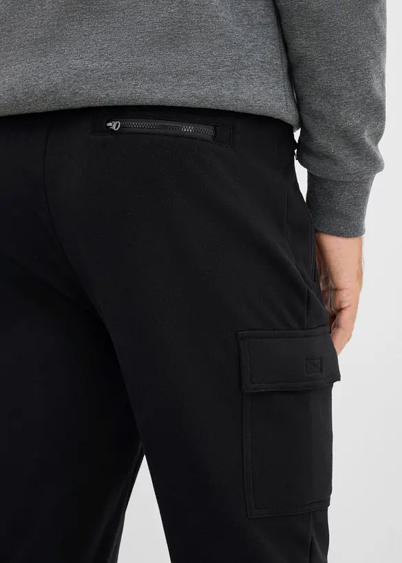 Pantaloni da jogging cargo termici, regular fit, bonprix