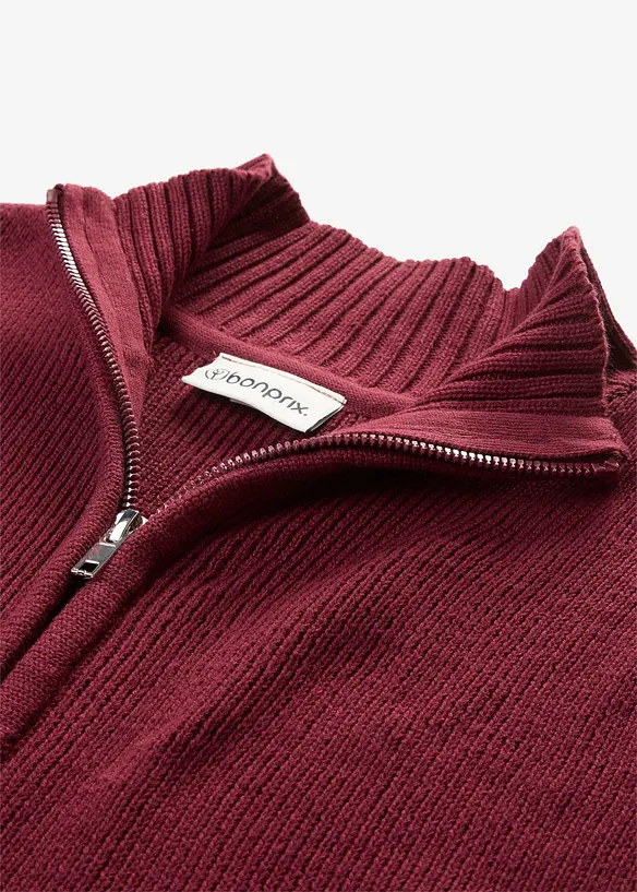 Gilet in maglia di misto cotone, bonprix