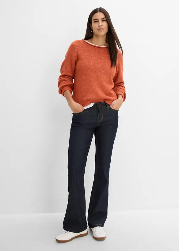 Maglione con scollo rotondo, bonprix