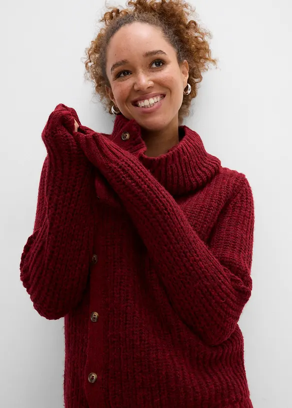 Maglione con abbottonatura, bonprix