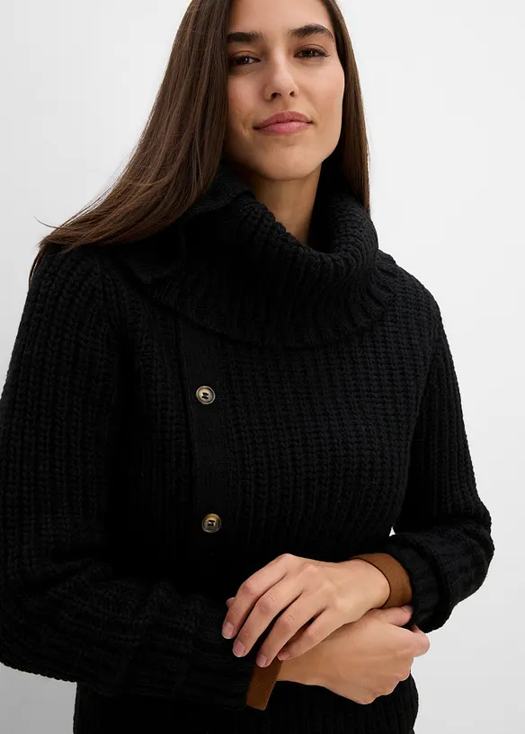 Maglione con abbottonatura, bonprix