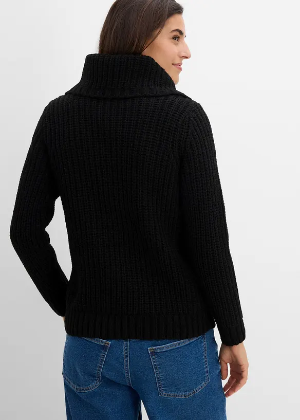 Maglione con abbottonatura, bonprix
