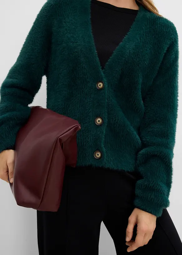 Cardigan in misto viscosa, bonprix