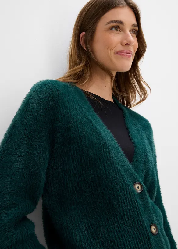 Cardigan in misto viscosa, bonprix