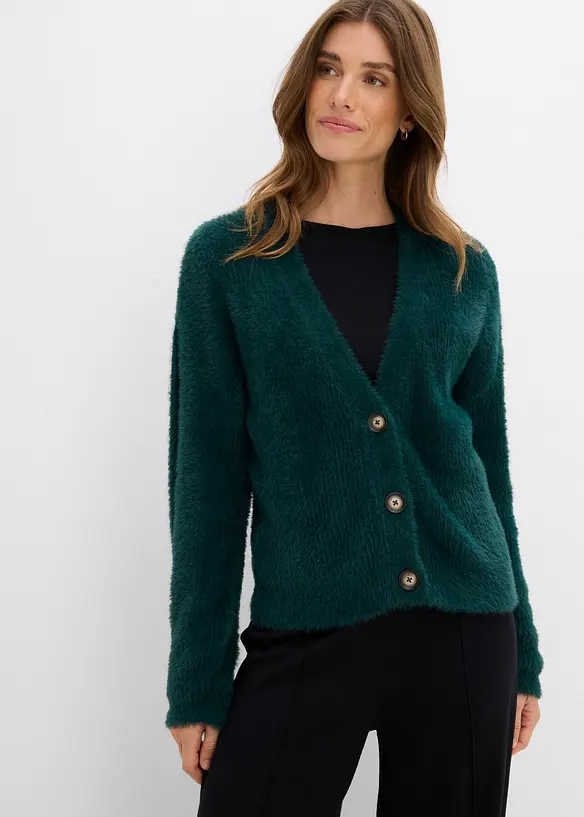 Cardigan in misto viscosa, bonprix