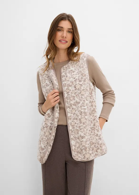 Gilet teddy, bonprix