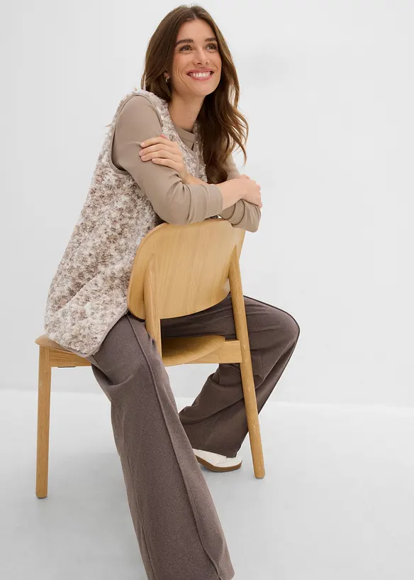 Gilet teddy, bonprix