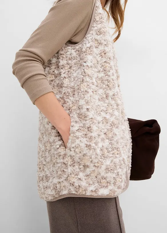 Gilet teddy, bonprix