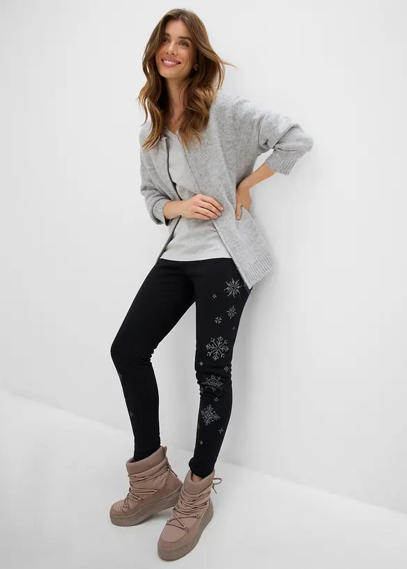 Leggings termici foderati in teddy, bonprix