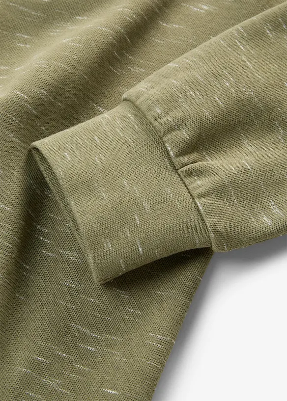 Abito in felpa con mezza zip, bonprix