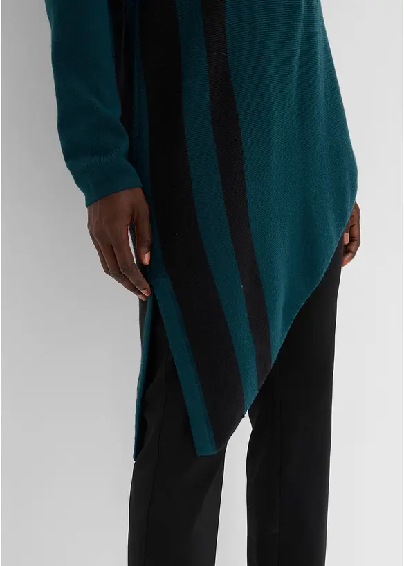 Maglione lungo con fondo asimmetrico, bonprix