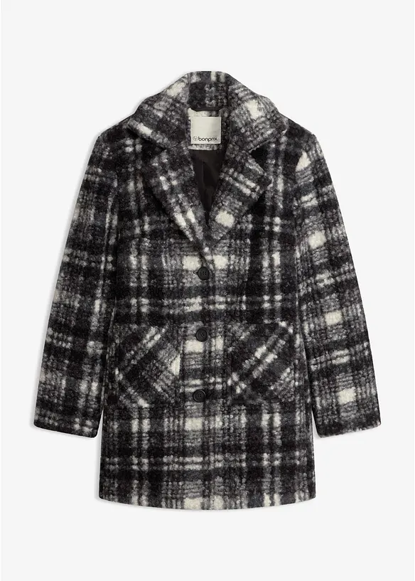 Giacca teddy effetto lana, bonprix