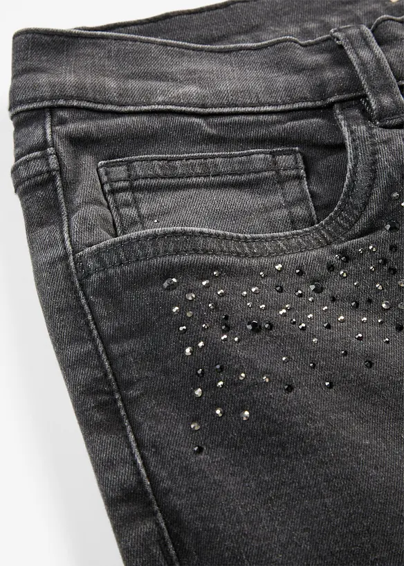 Jeans bootcut, vita alta, bonprix