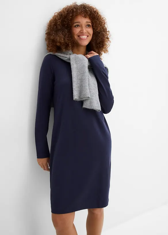 Abito in jersey di misto cotone elasticizzato (pacco da 2), bonprix