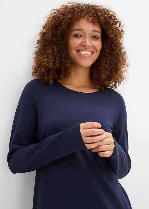 Abito in jersey di misto cotone elasticizzato (pacco da 2), bonprix