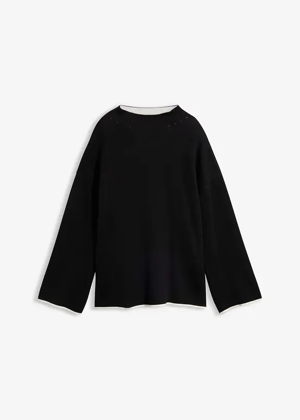 Maglione double-face in filato fine, bonprix