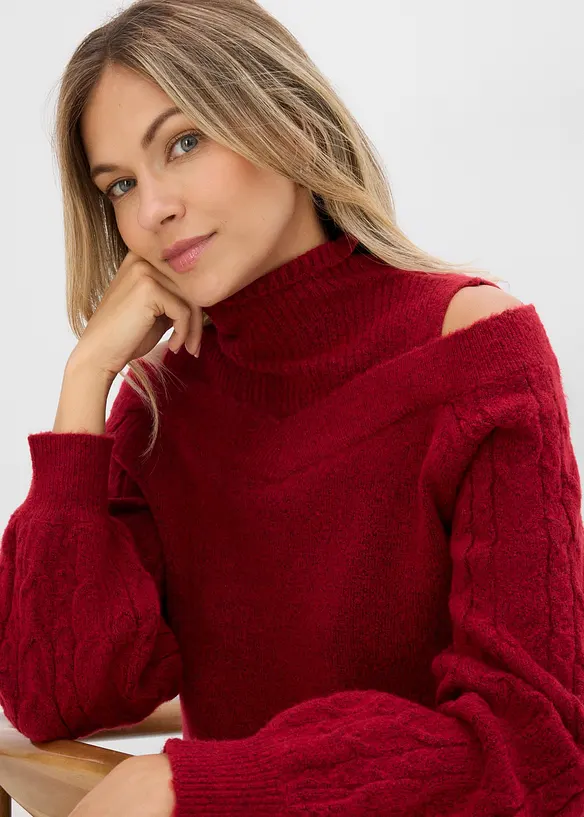 Maglione a spalle scoperte, bonprix