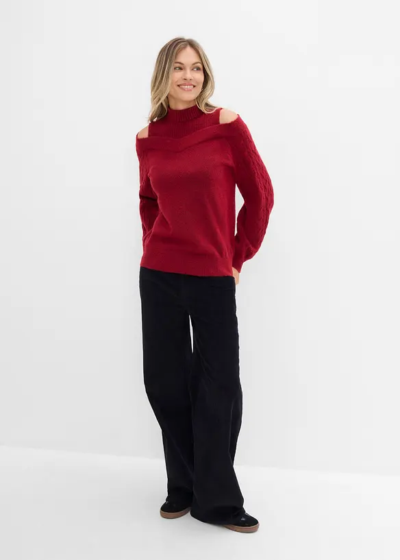 Maglione a spalle scoperte, bonprix