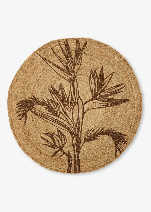 Tappeto kilim rotondo con frange, bonprix