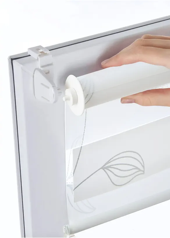 Tenda a rullo doppia con stampa lucida, bonprix