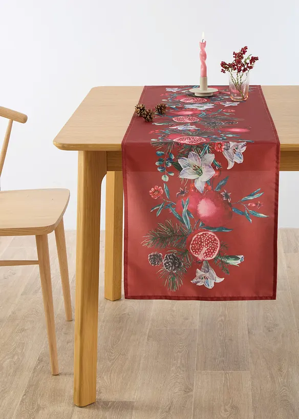 Runner tavolo con poliestere riciclato, idrorepellente, bonprix
