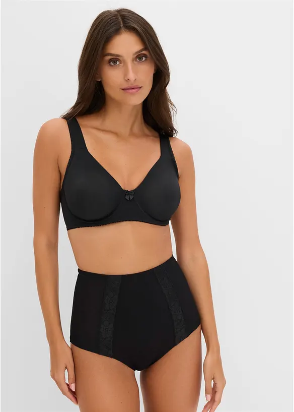 Culotte in misto cotone con effetto modellante medio, bonprix