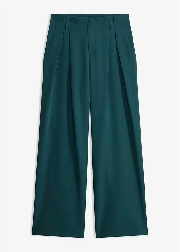 Pantaloni con pinces e vita comoda, bonprix