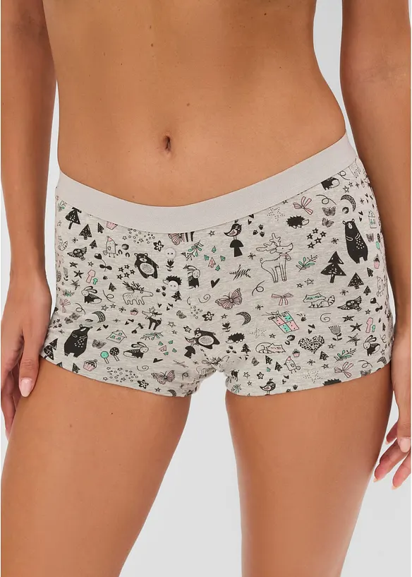 Boxer da donna in misto cotone morbido (pacco da 4), bonprix